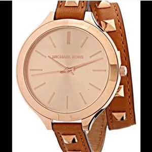 Michael Kors Rose Gold Wrap Watch